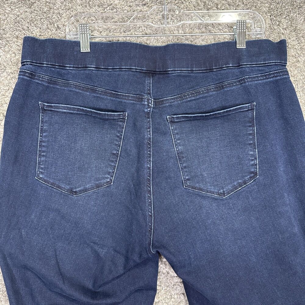 Talbots Flawless Pull On Jegging Dark Wash 18WP Stretch Soft Denim - Picture 7 of 14